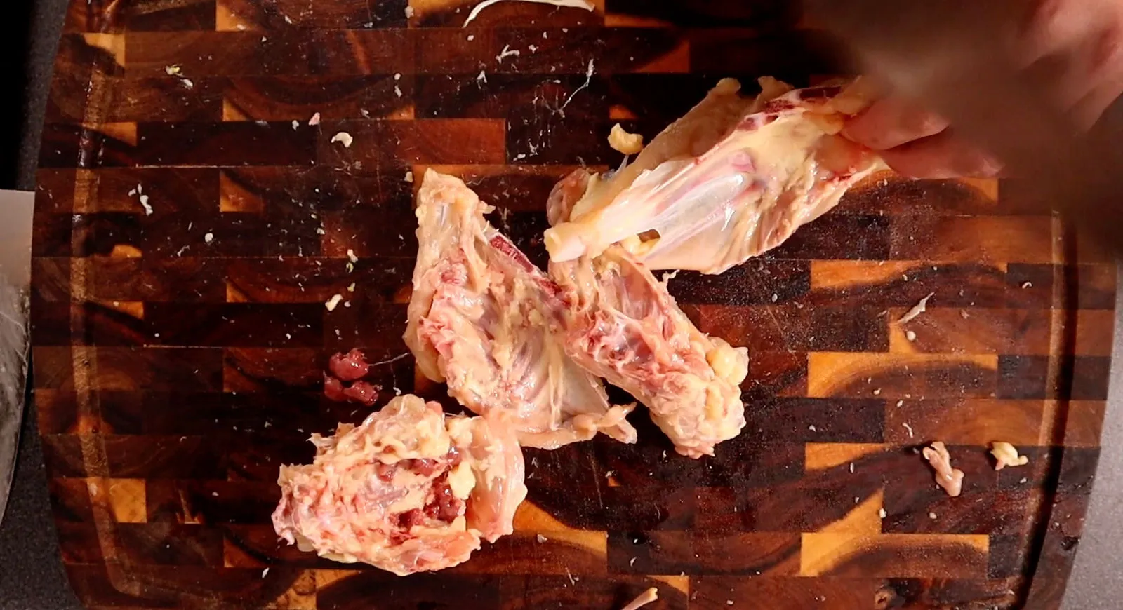 How to break down a whole chicken, photographed for Pinch of Mint
