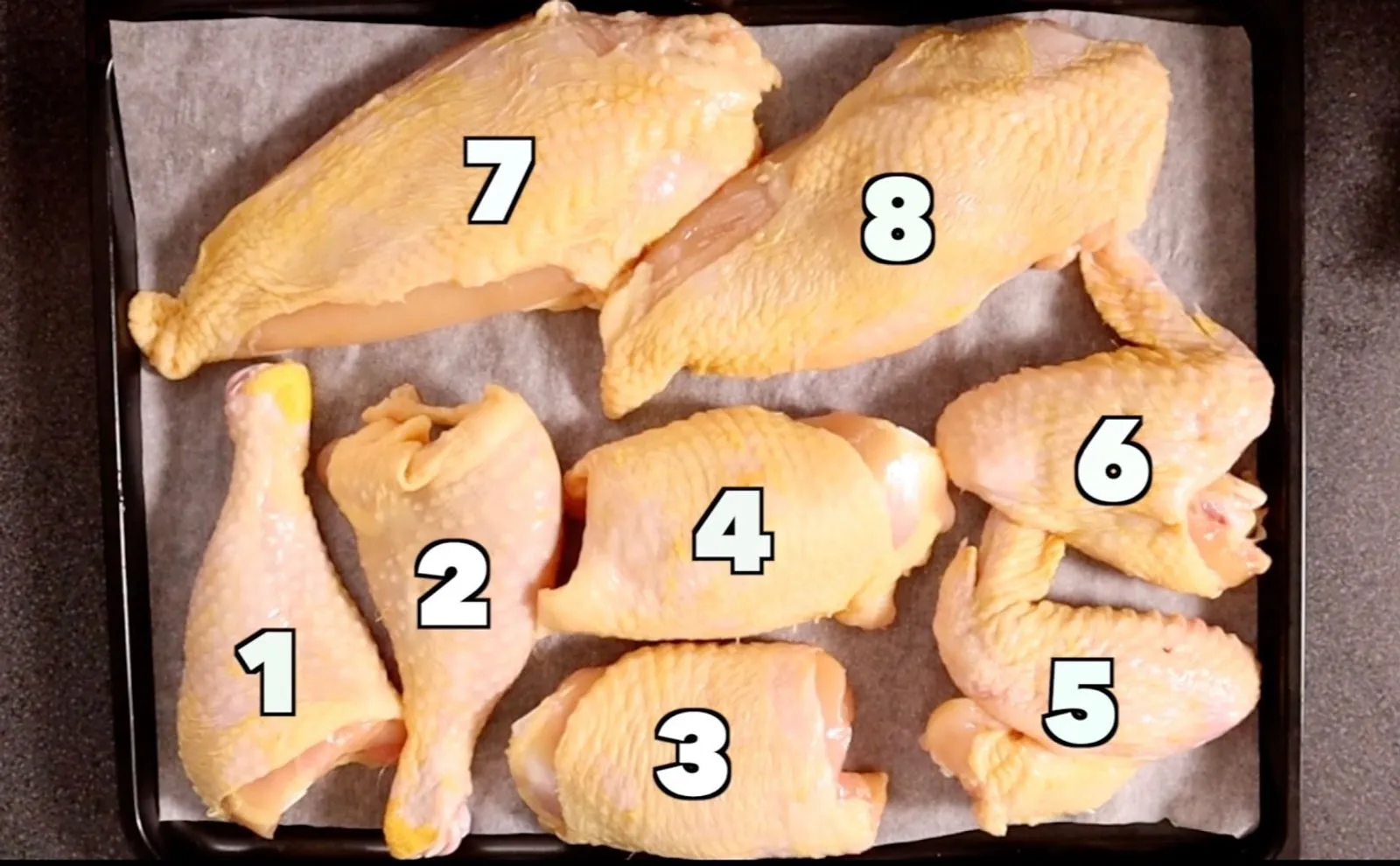 How to break down a whole chicken, photographed for Pinch of Mint