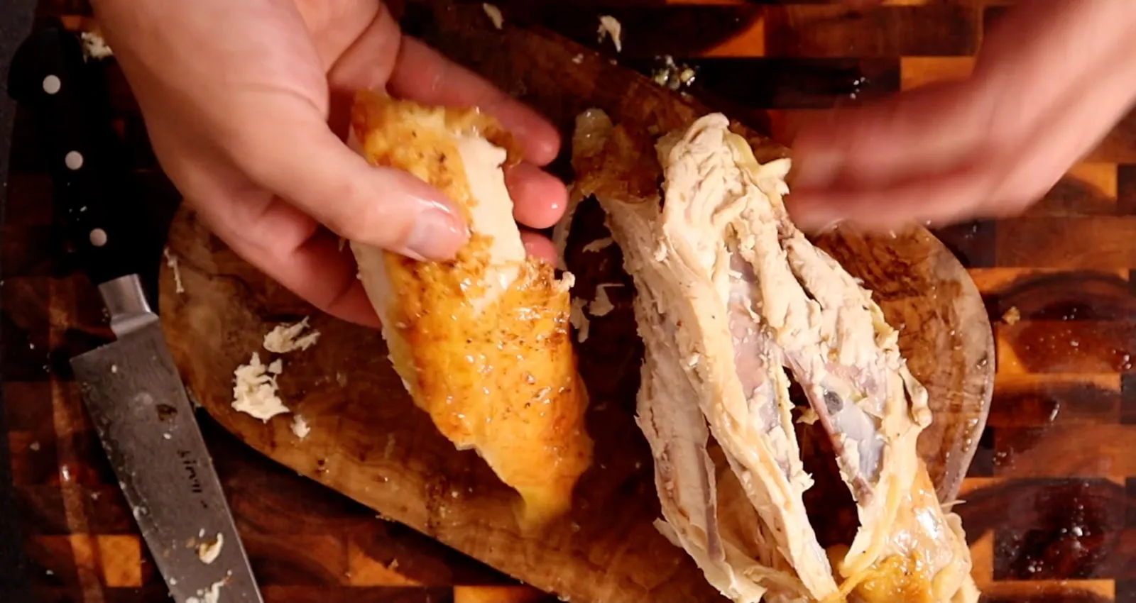 How to break down a whole chicken, photographed for Pinch of Mint