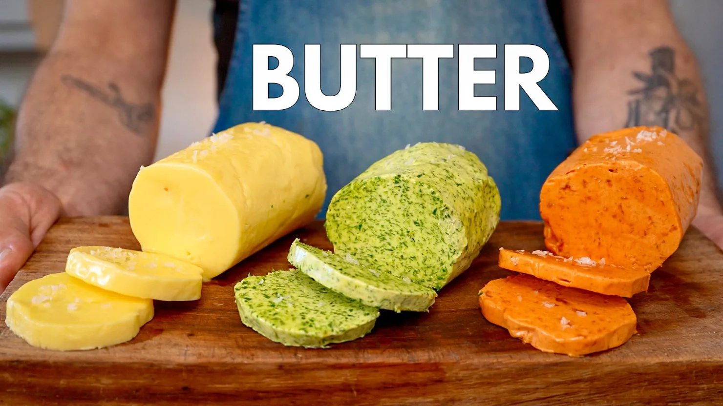 DIY BUTTER in 10 Minutes or Less! + 2 Bonus Flavoured Butter Recipes
