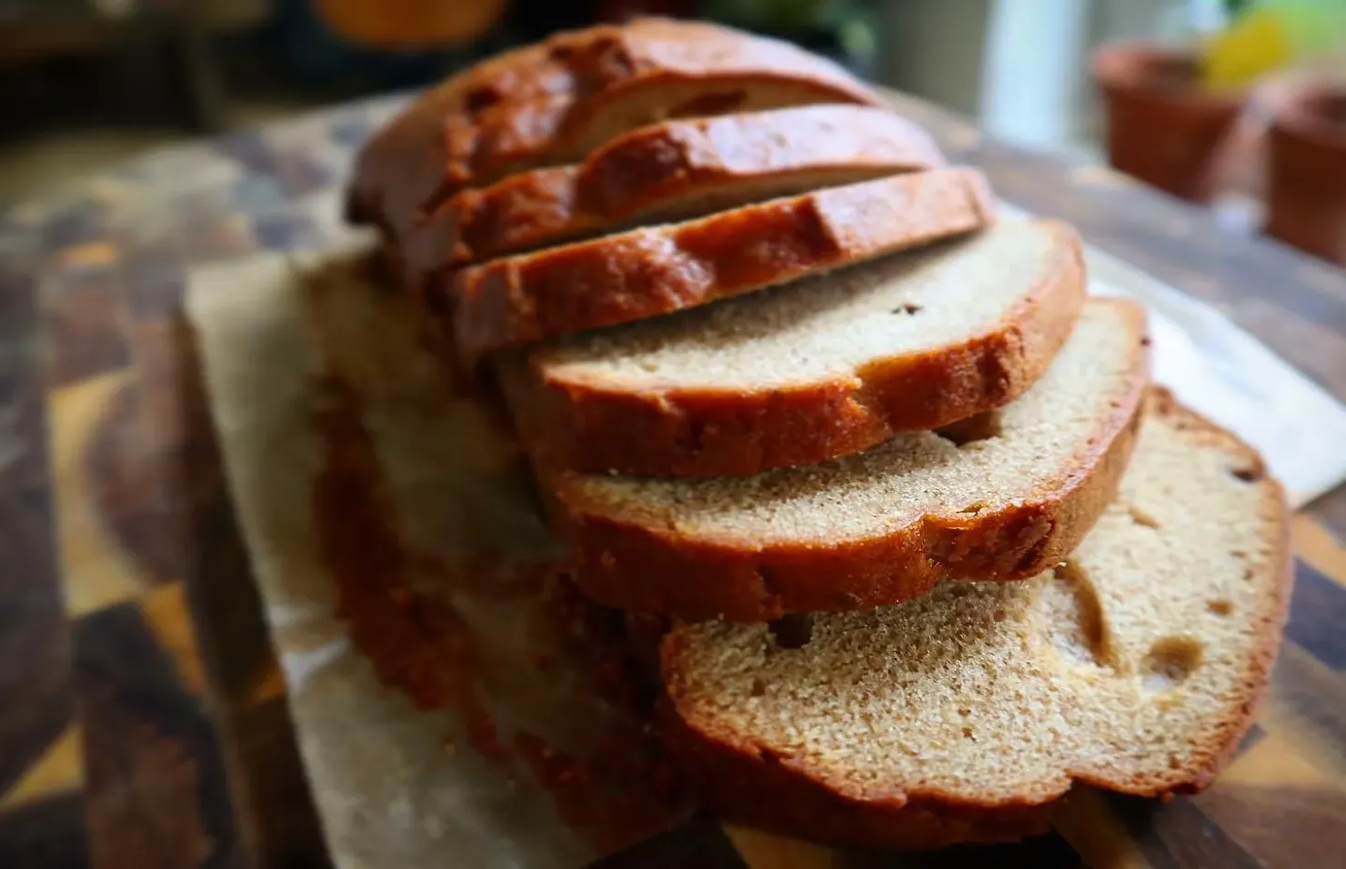 All-in-one banana bread, photographed for Pinch of Mint