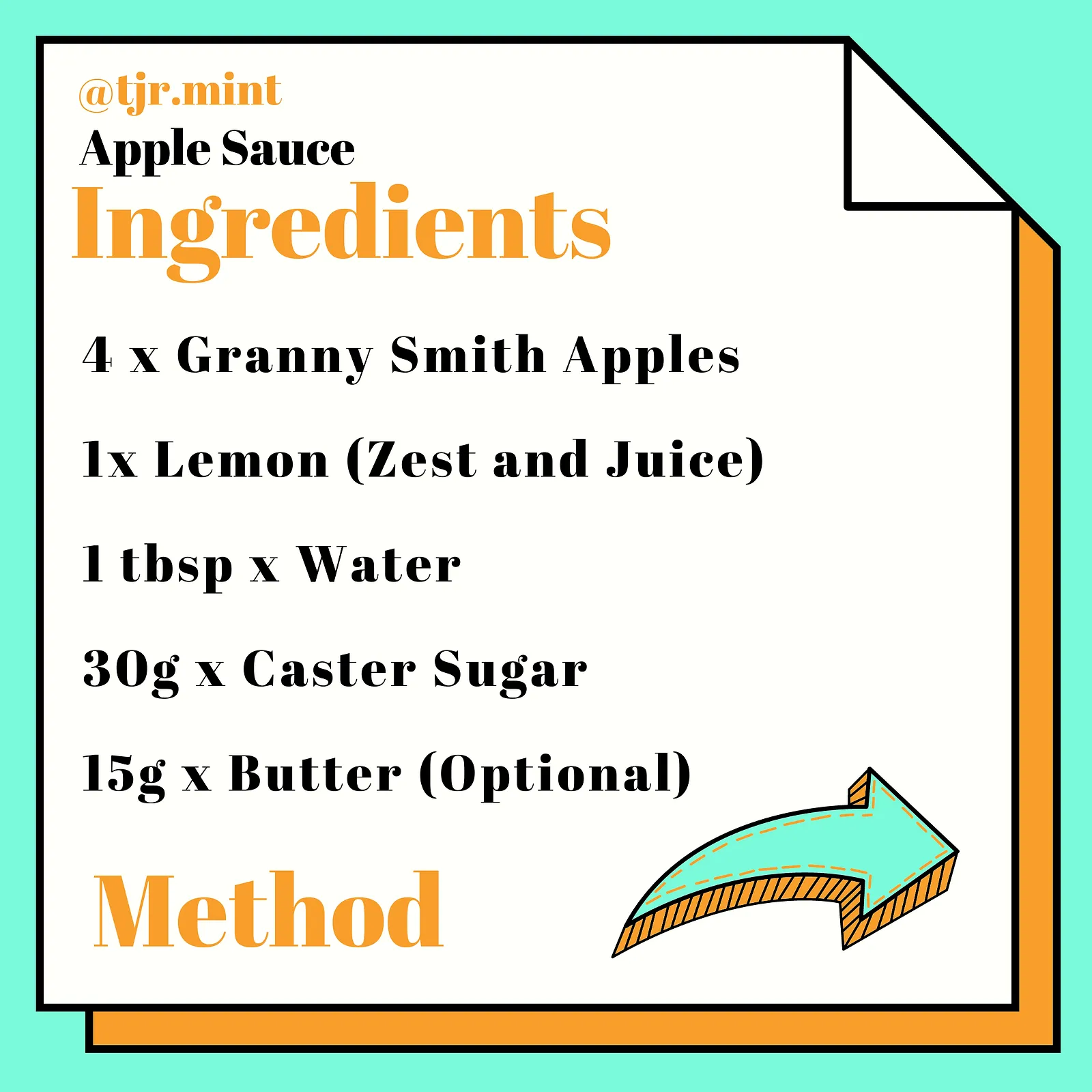 Tangy apple sauce, photographed for Pinch of Mint